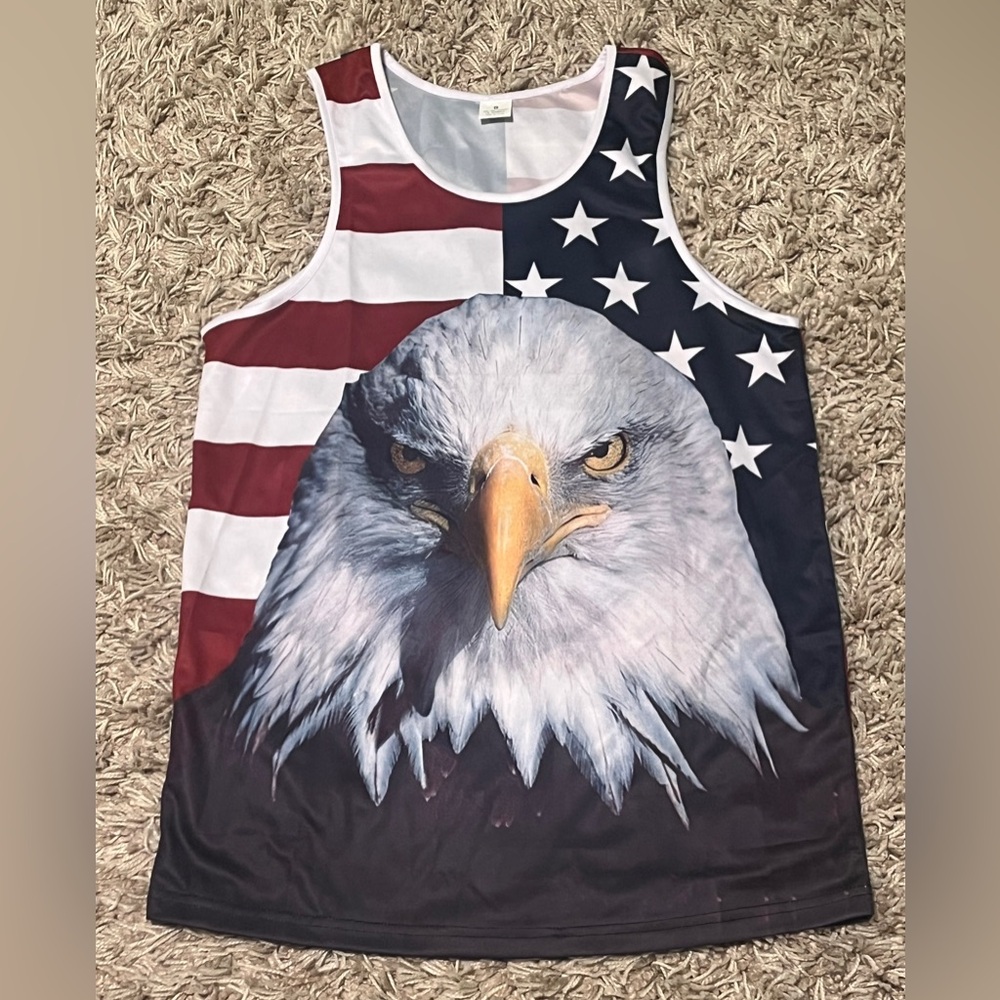 Patriotic Eagle Tank Top